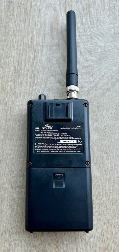 Радиосканер Whistler TRX-1 — Сканирующий приемник