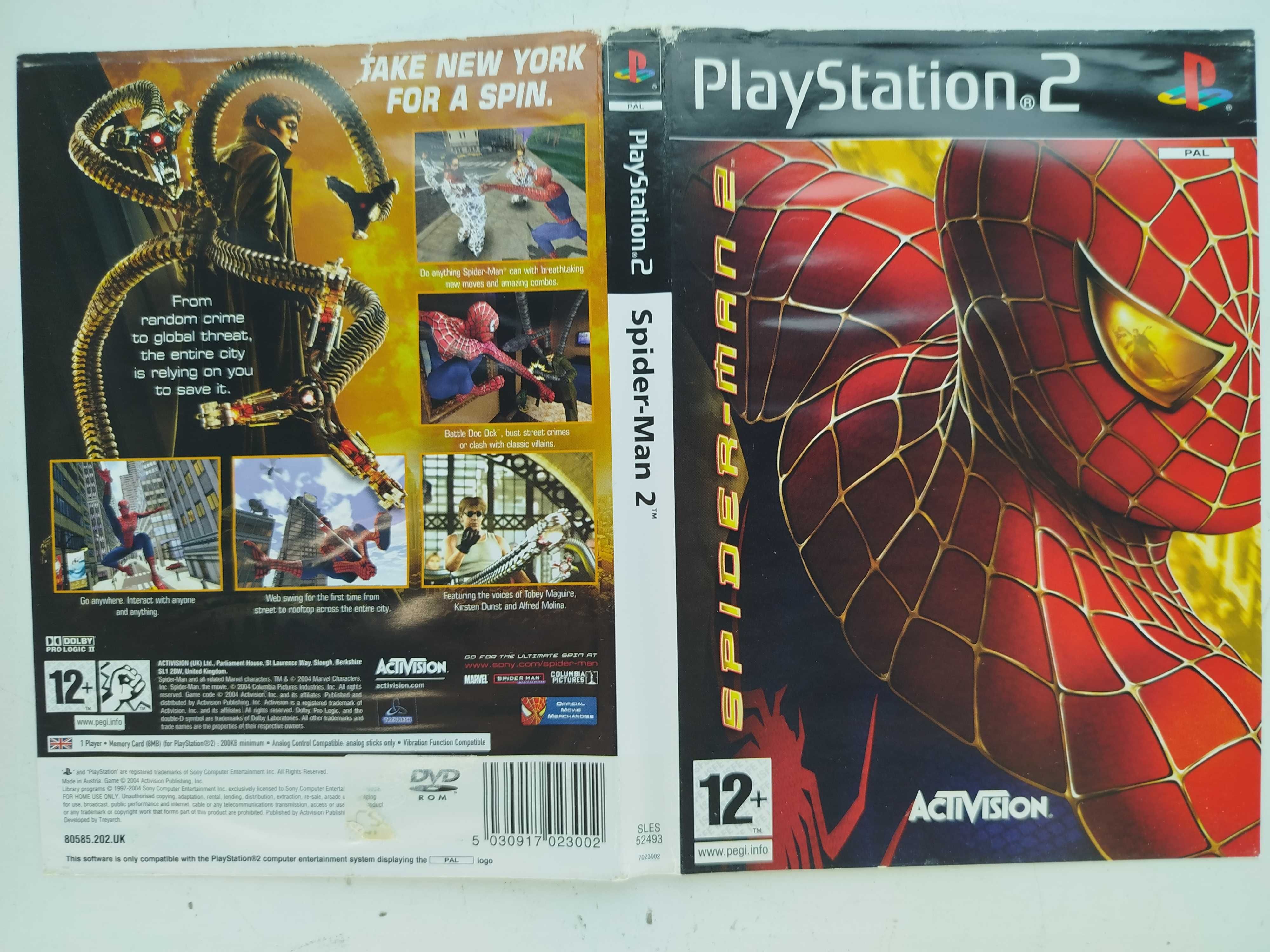 Gra Spider Man 2 PlayStation 2 play station