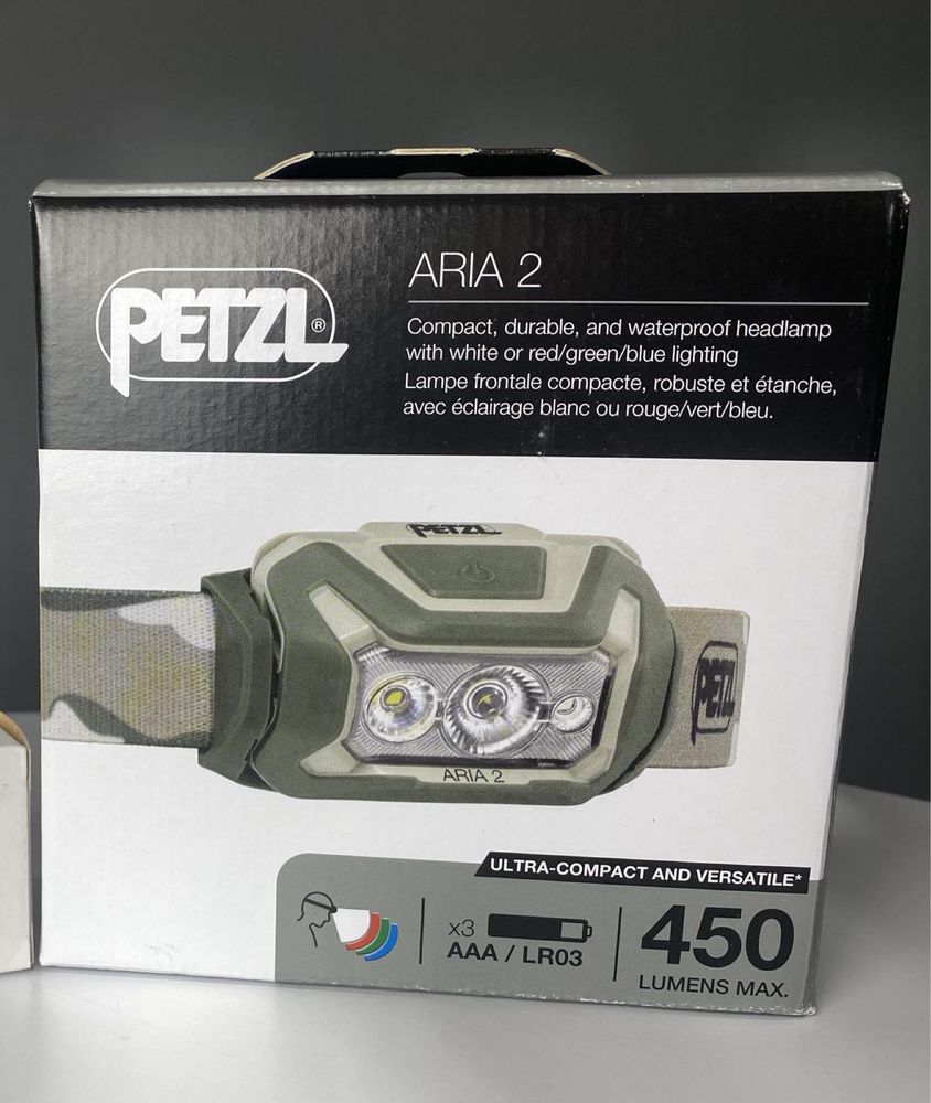 Ліхтарі та аккумулятор Petzl Aria2/e+Lite/accu core
