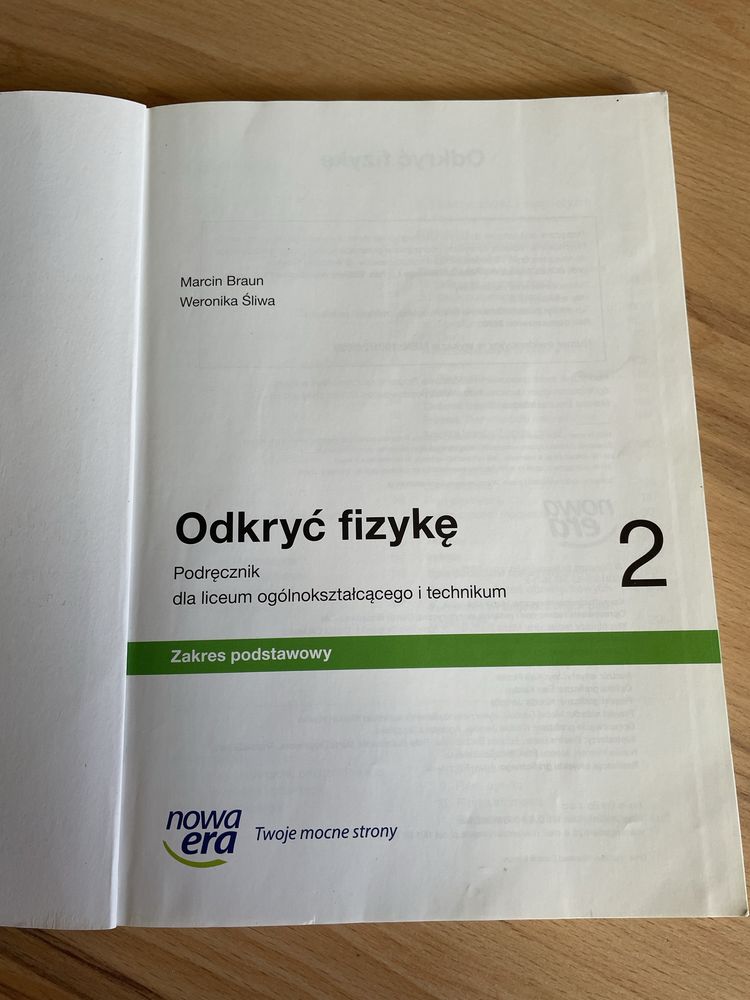 Odkryć fizykę 2, Zakres podstawowy