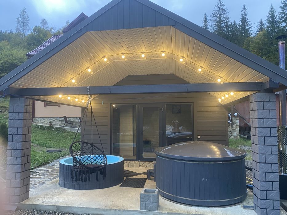 Відпочинок в Яремче!Оренда котеджу в Карпатах з каміном та чаном.