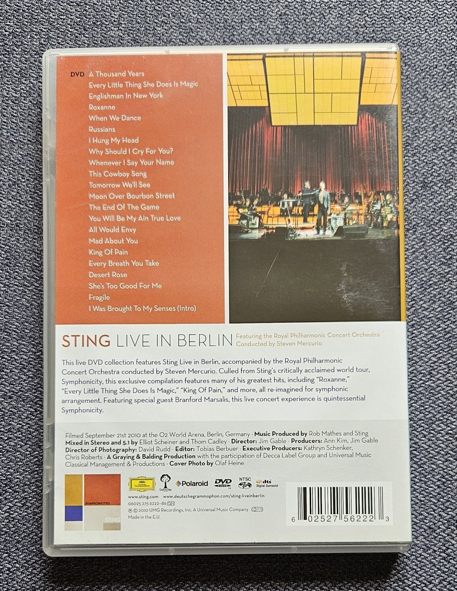 Sting - Live in Berlin DVD