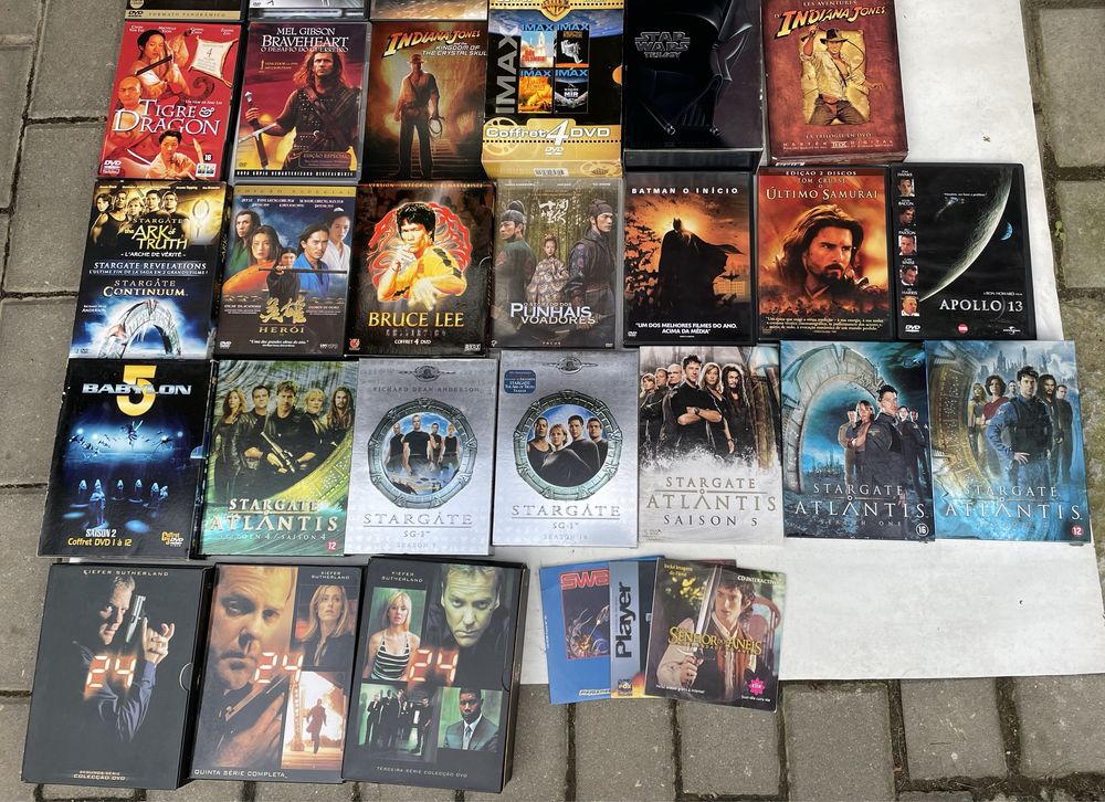 Vendo lote de DVD’S e Séries