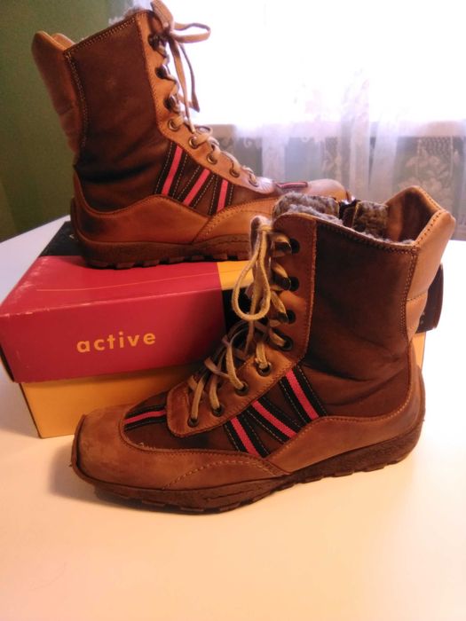 Зимние ботинки. Всё натуральное. Р-Р 37.