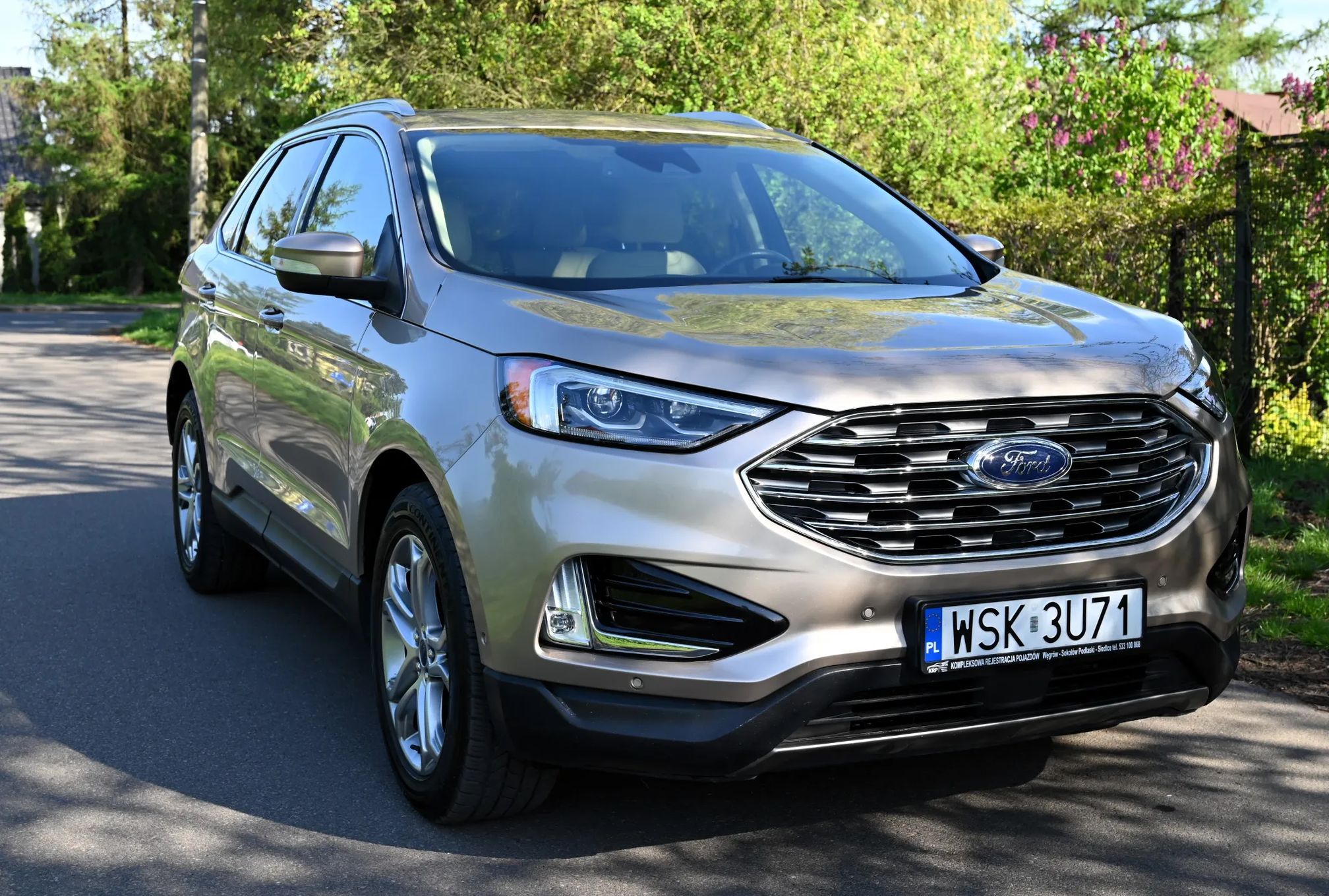 Ford Edge Lift Car Play Tempomat adaptacyjny Led Skóra Podgrzewane fotele