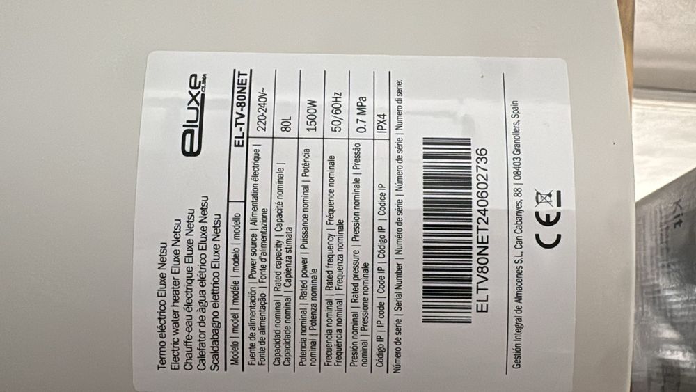 Termo acumulador 80lts