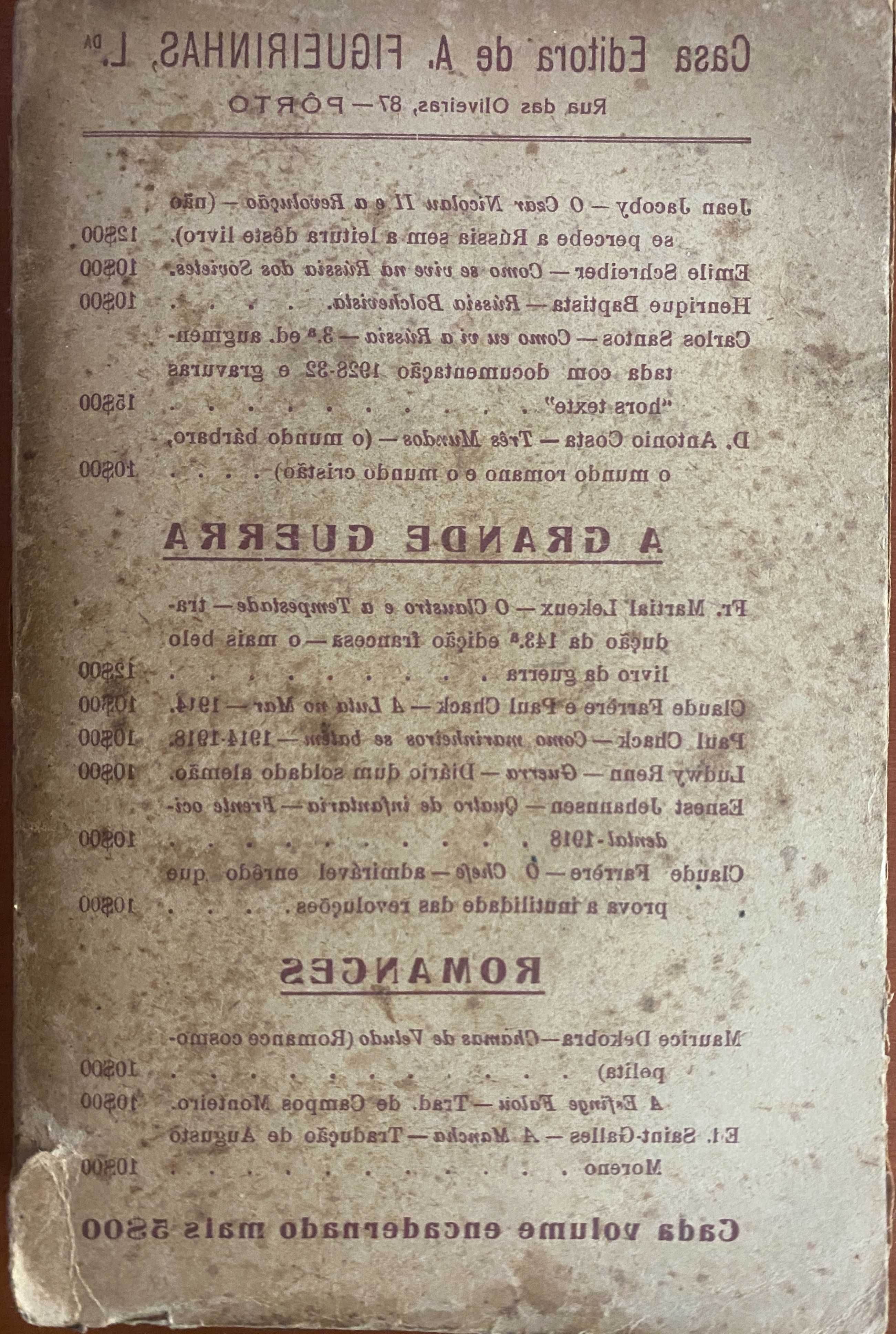 O Czar Nicolau II e a revolução.