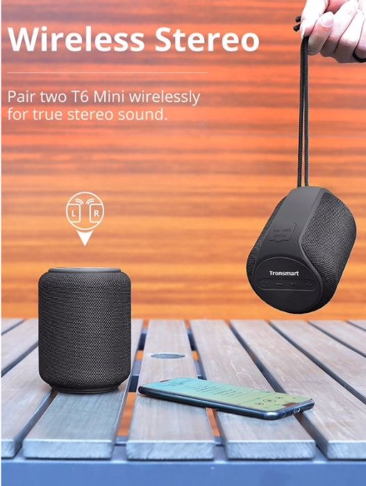 Coluna blueetooth T6 mini NOVA