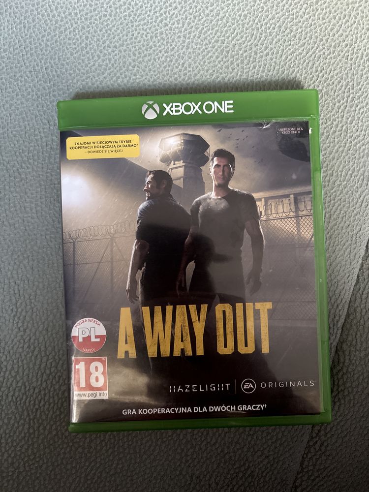 A way out xbox one/S/X gra z pudełkiem