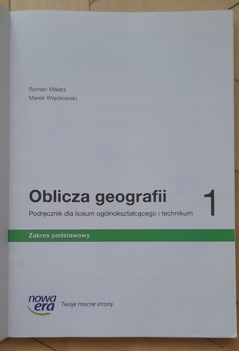 Oblicza geografii 1 zakres podstawowy