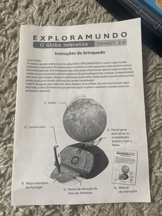 Globo interativo Clementoni