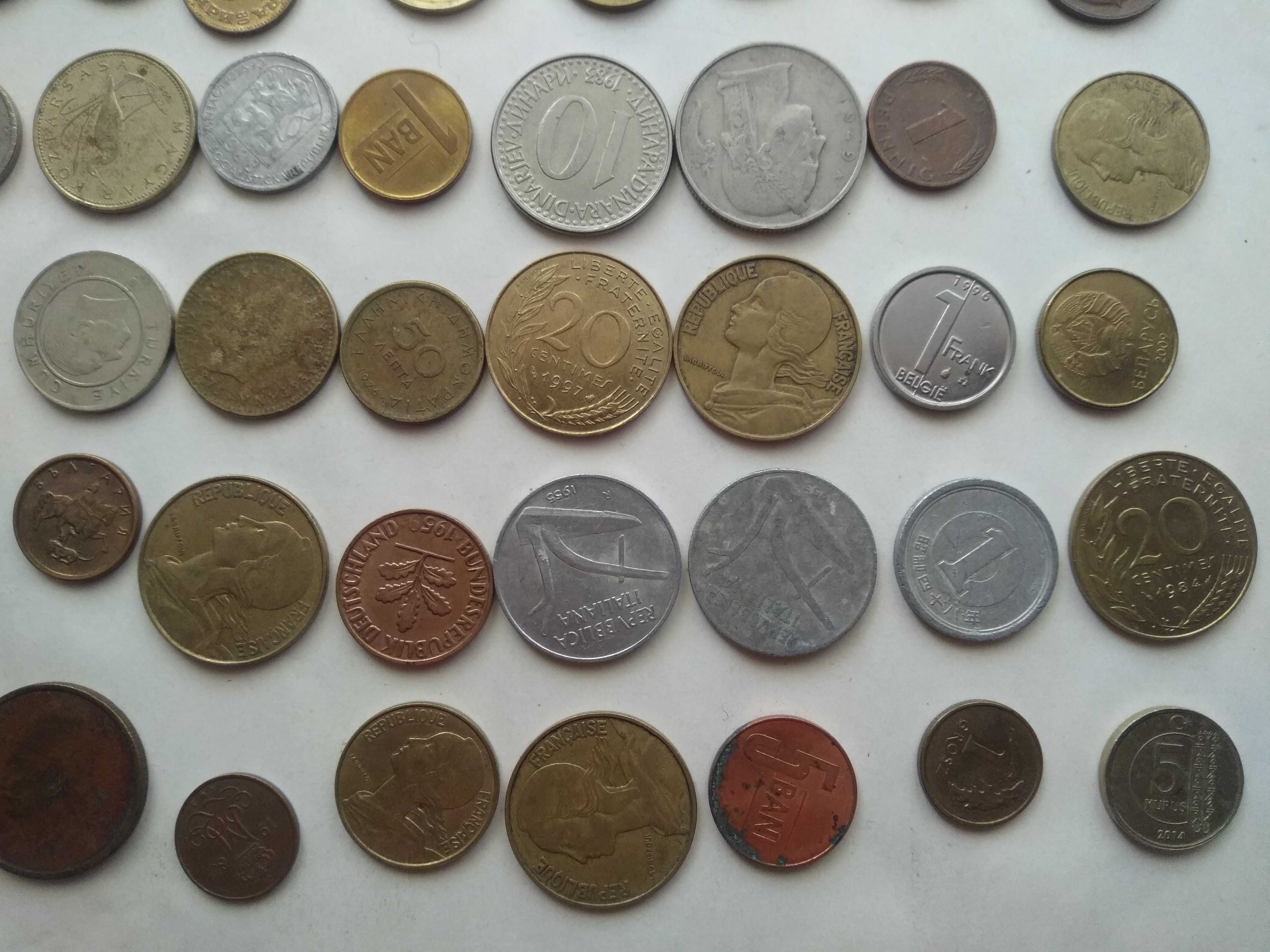 Монеты разных стран мира, набор