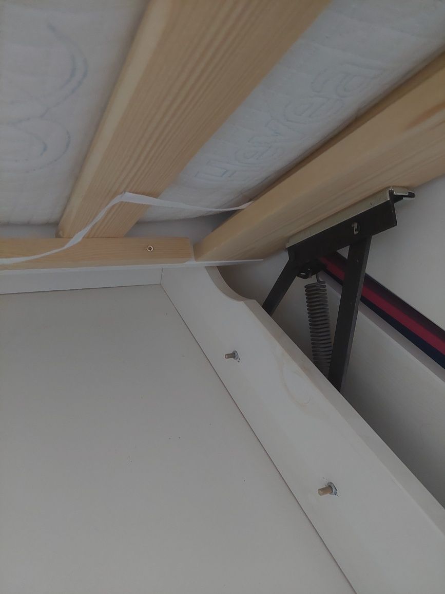 Łóżko dziecięce/tapczan z pojemnikiem na pościel 160x80 + materac