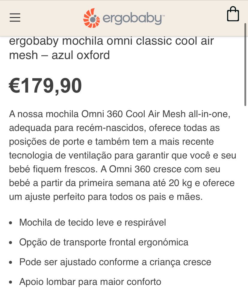 marsupio ergobaby
