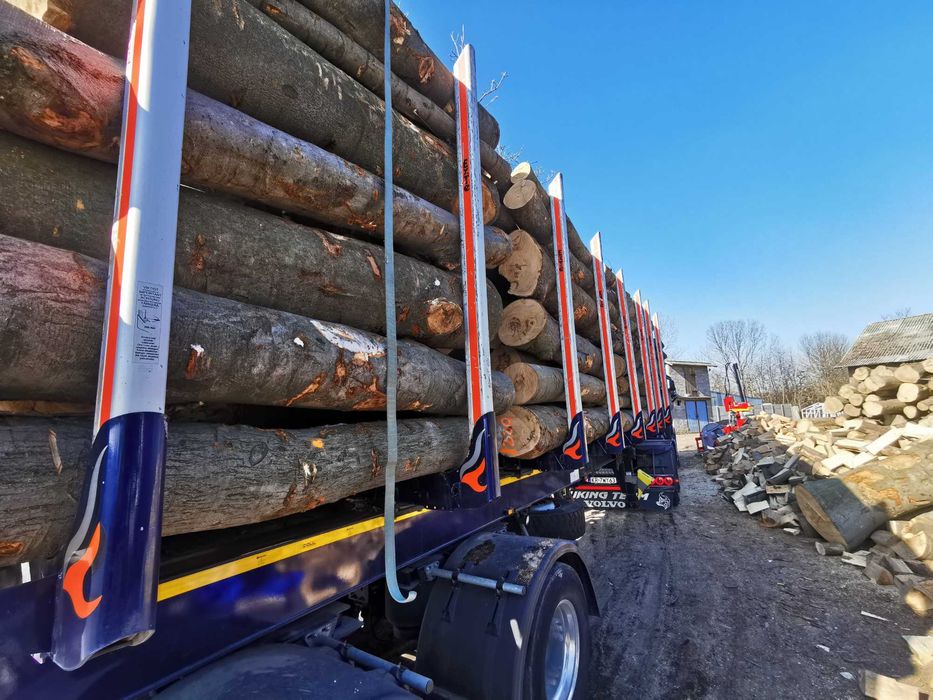 Drewno Opałowe Kominkowe Buk Grab Sezonowany Transport