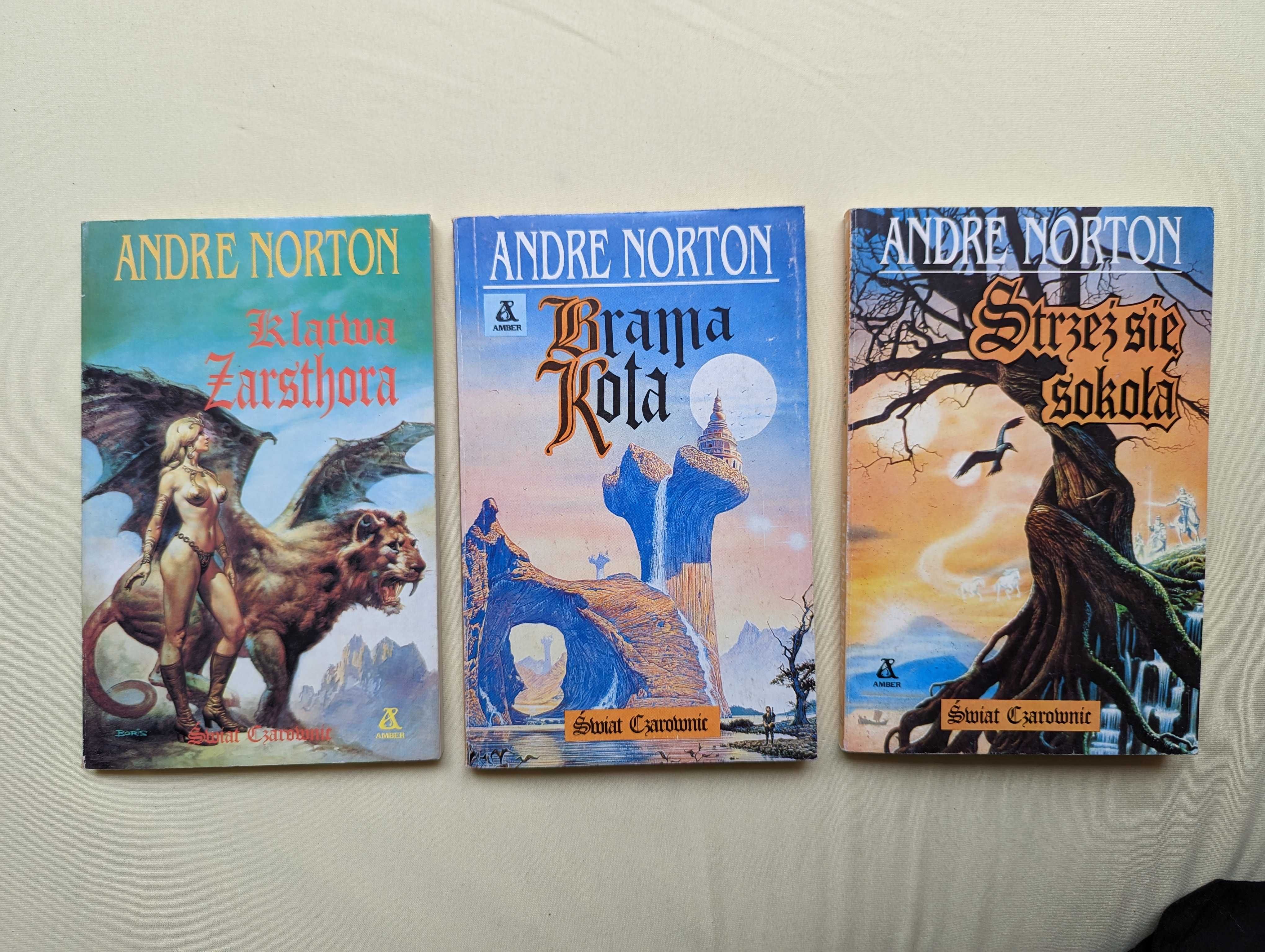 Klątwa Zarsthora Brama kota Strzeż się sokoła Andre Norton