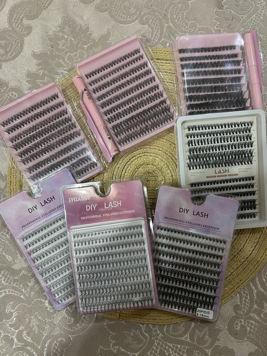 Вії (ресницы ) для самостійного нарощення, пучкові вії