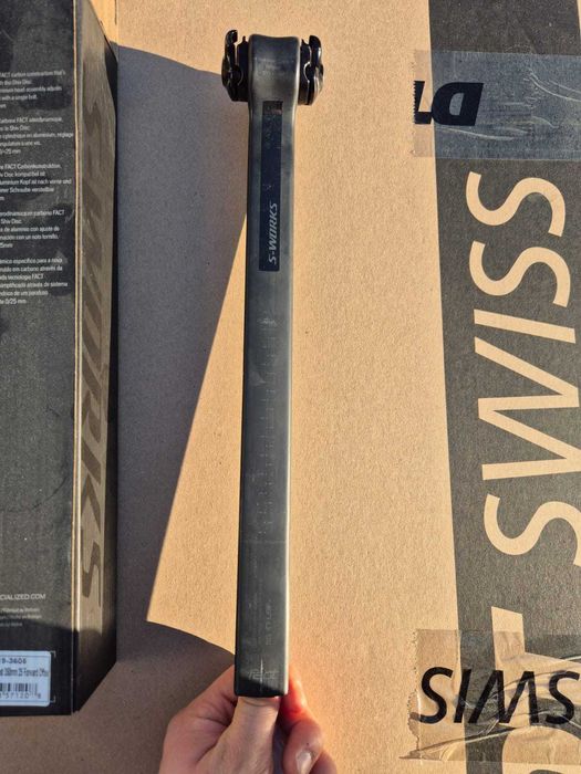 Nowa sztyca rowerowa Specialized S-Works Shiv Carbon 350 mm 25 offset