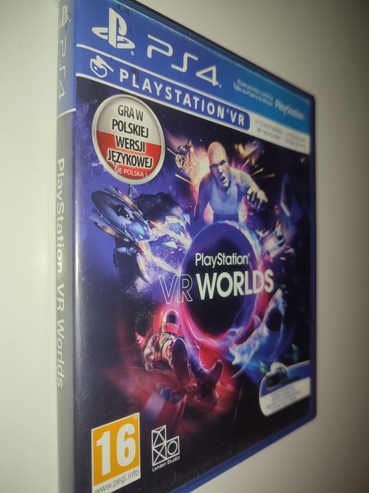 Gra Ps4 Worlds VR PL gry PlayStation 4 UFC Mafia Crash Spyro Rayman GT