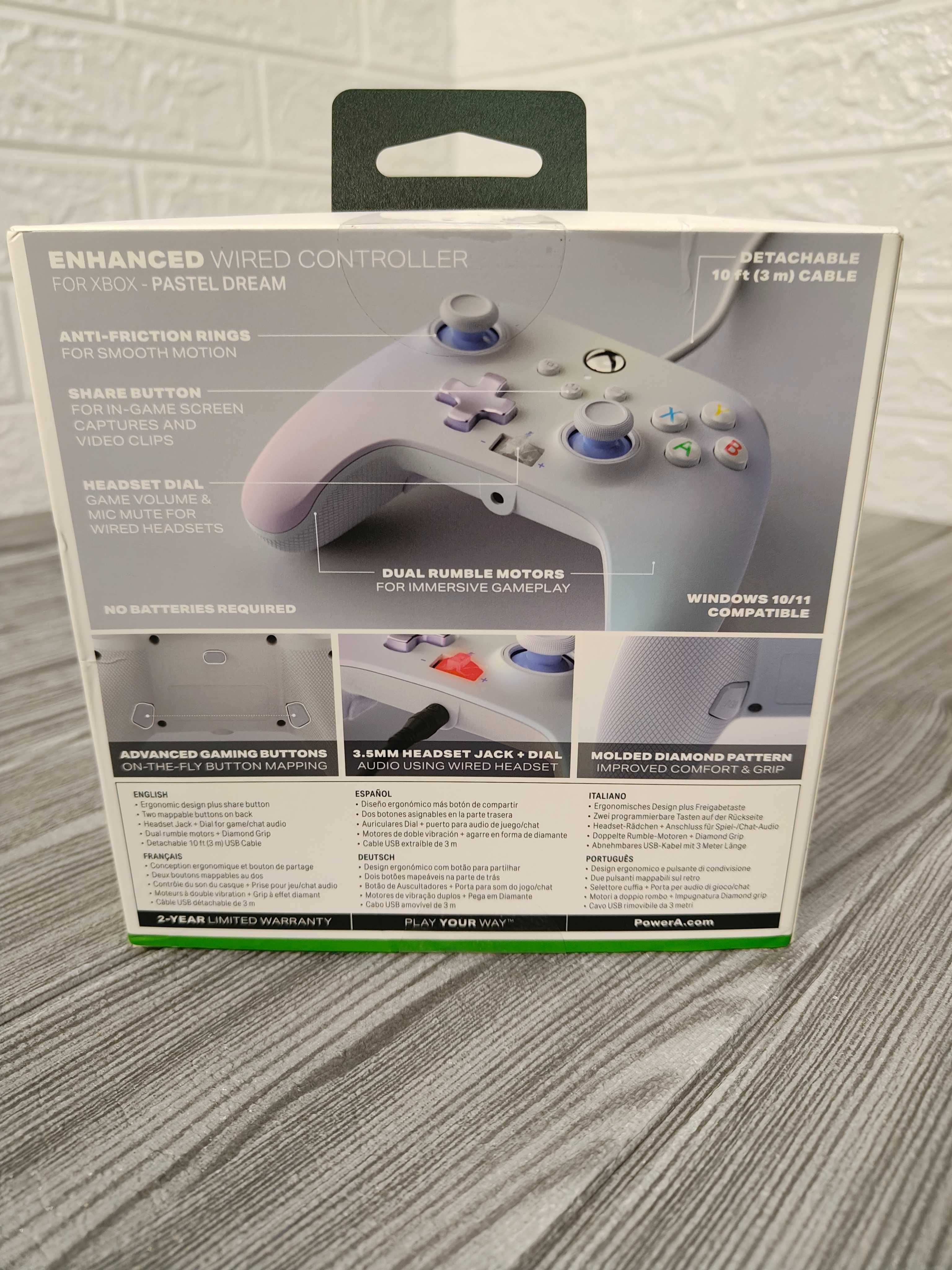 Гарантія. Ігровий геймпад PowerA Enhanced Wired Controller для PC/Xbox