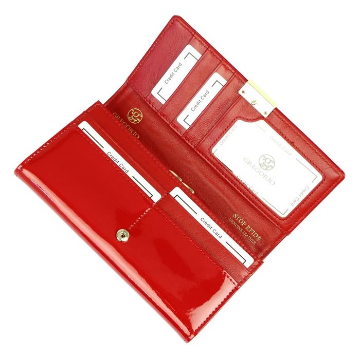 damski portfel gregorio  skóra naturalna