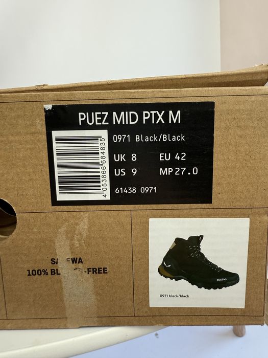Черевики чоловічі Salewa Puez mid ptx m 42р