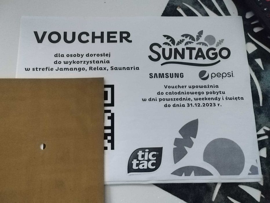 Voucher Suntago ( 3 szt. w pakiecie )