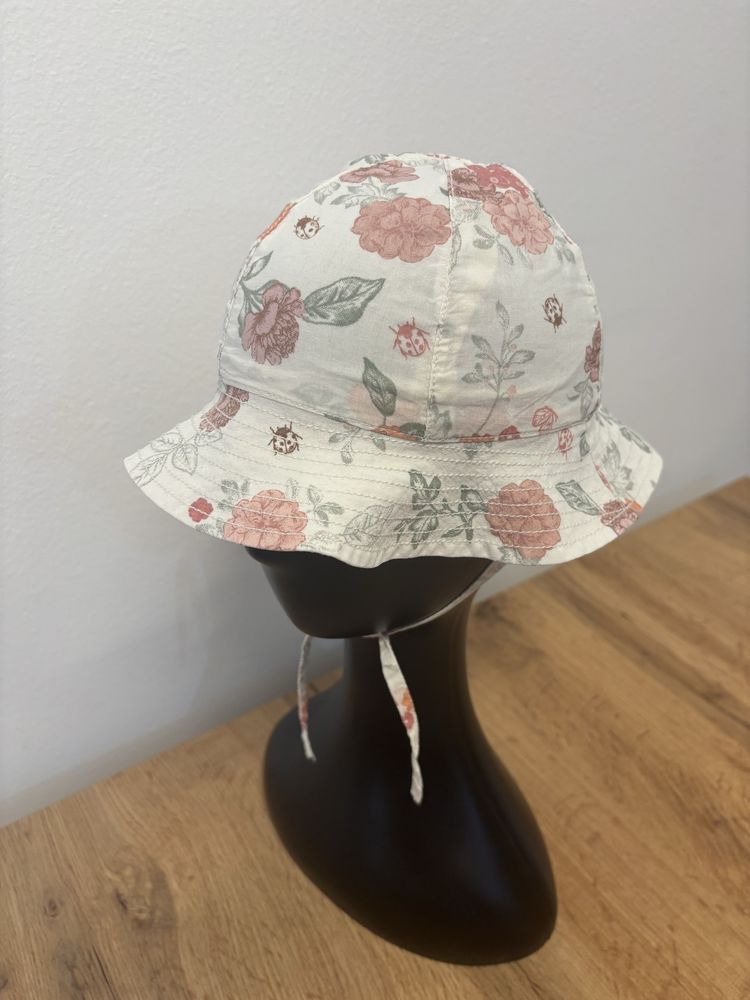 kapelusz czapeczka na lato dla dziewczynki w stylu boho H&M roz 92