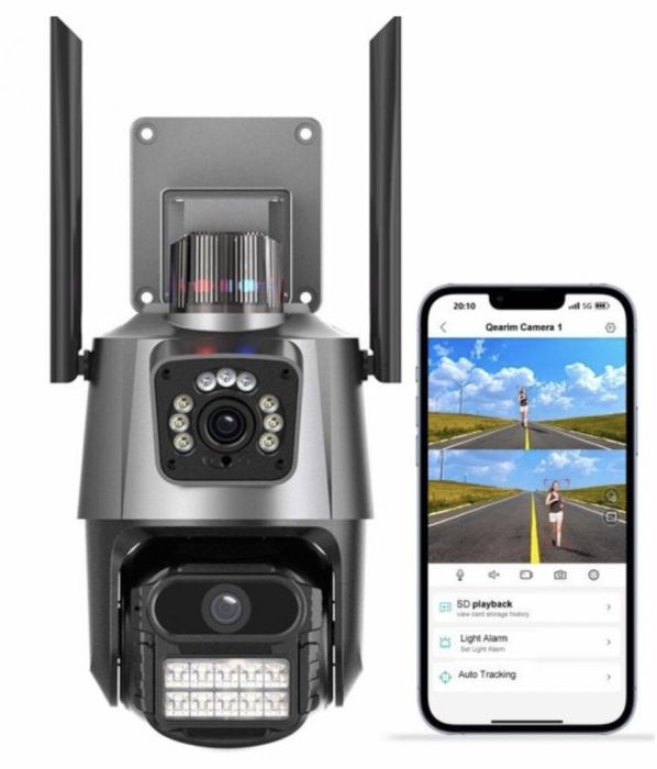 АКЦІЯ РОЗПРОДАЖ 8МР версії вулична камера відеокамера ОНЛАЙН Icsee PTZ