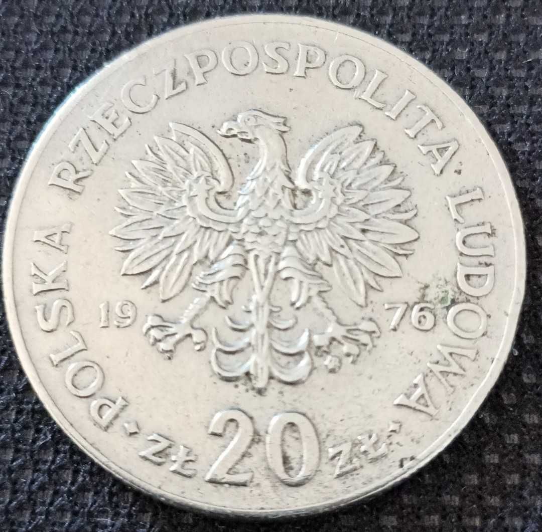 Polska 20 złotych, 1976 Marceli Nowotko