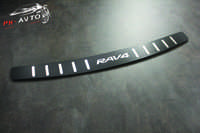 Накладка на бампер Toyota RAV-4 RAV 4 2005-2012 Нержавейка в Карбоне