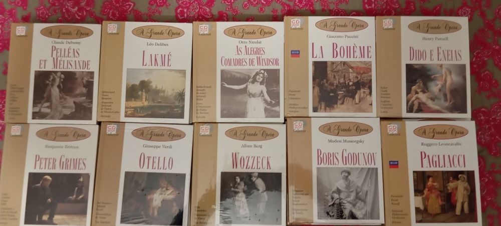 Coleção CDs c/ livro Música Clássica. A Grande Ópera.
