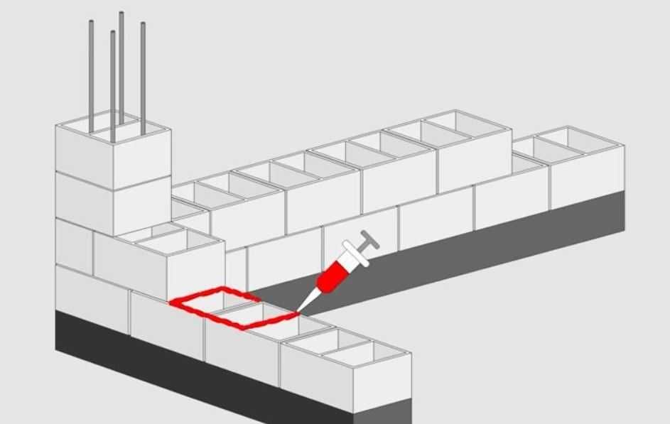 Klej uszczelniacz DEFENS ECO BOND 290ml - pustaki, słupki