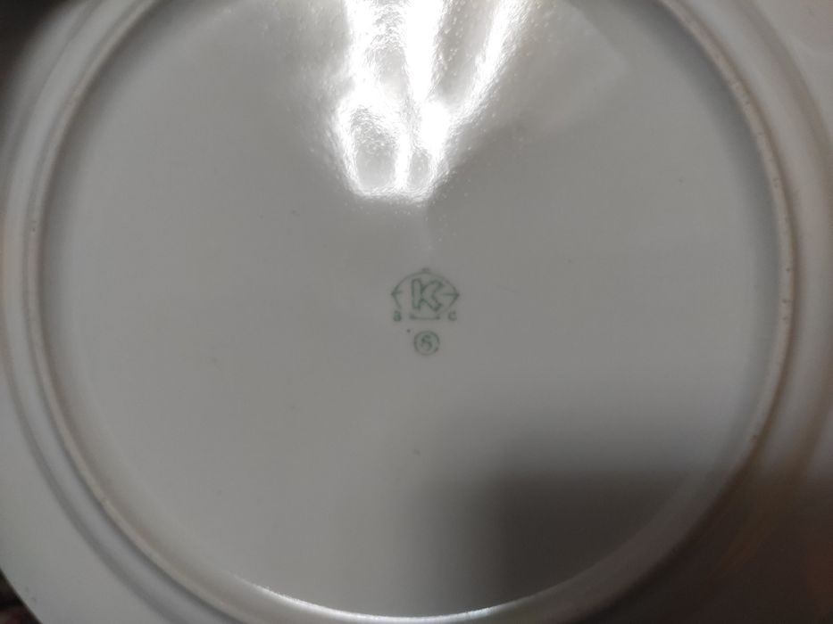 Коростенський фарфор з позолотою