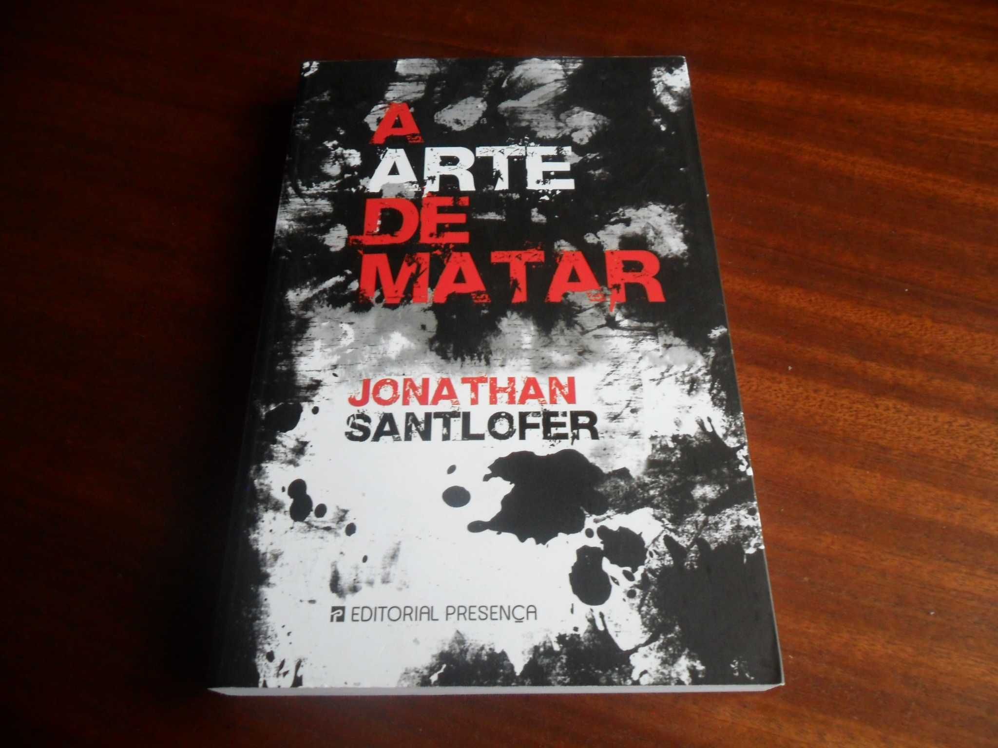 "A Arte de Matar" de Jonathan Santlofer - 1ª Edição de 2008