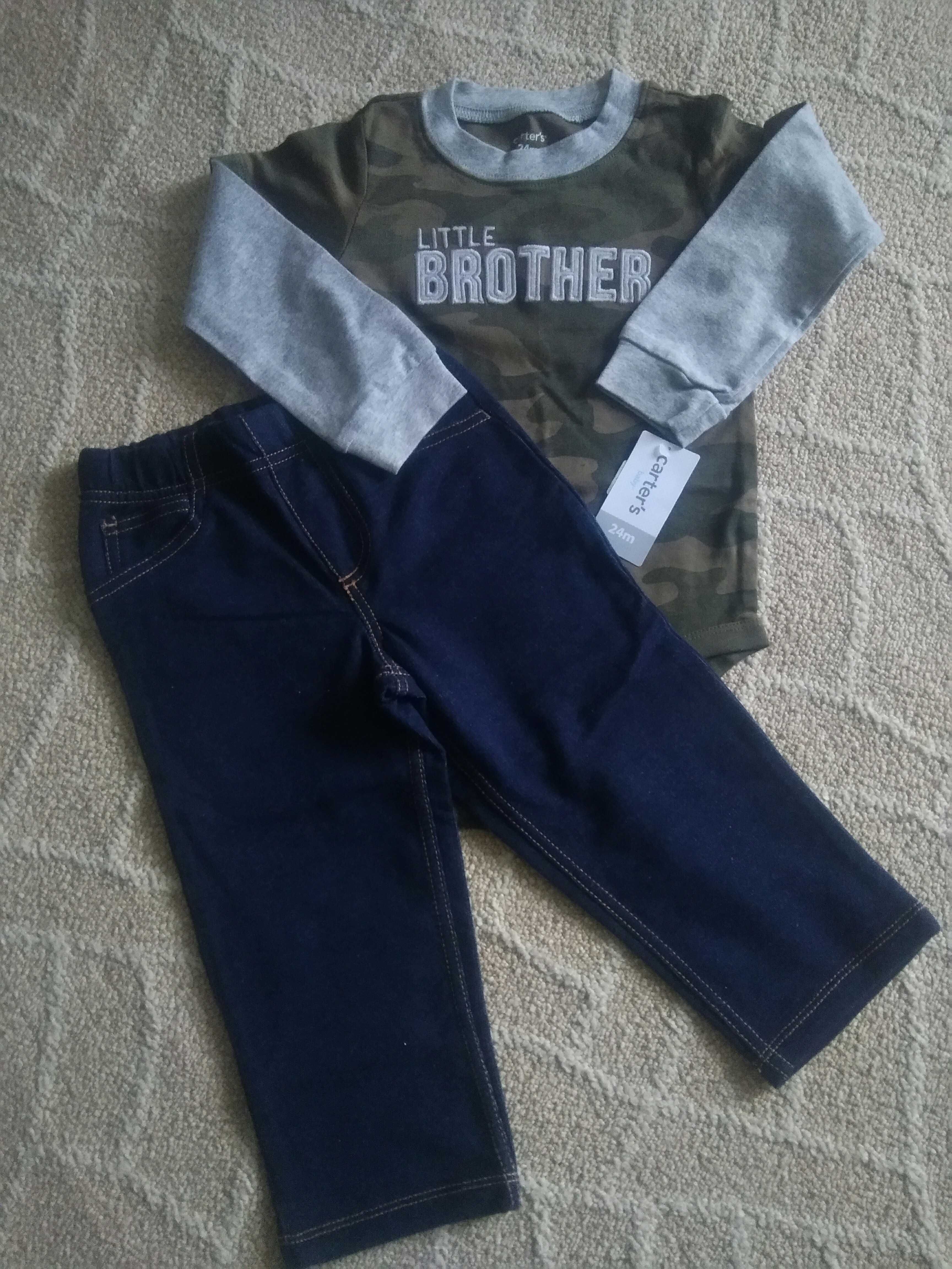 НОВЫЙ Костюм боди и штаны Carter's для мальчика 2 года