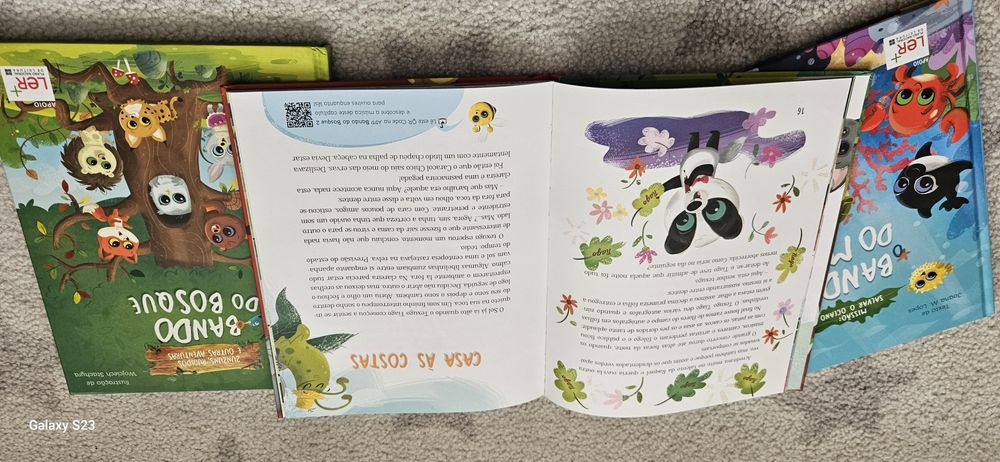 Livros bando do bosque e bando do mar