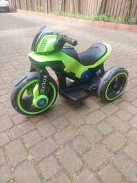 Motor motorek zielony police baby mix