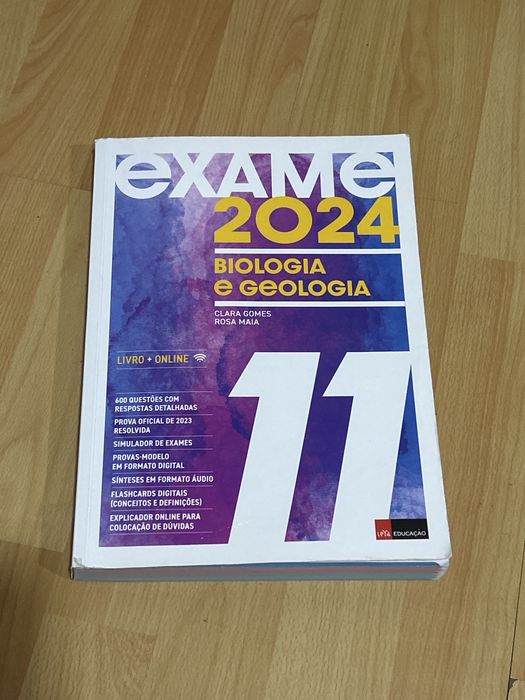 Livro de exame, Biologia e geologia 11 ano, 2024