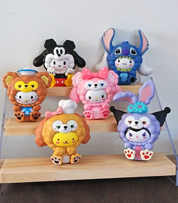 Dedos Sanrio X Disney (6 unidades)