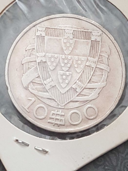 Moeda 10 Escudos Prata 1932