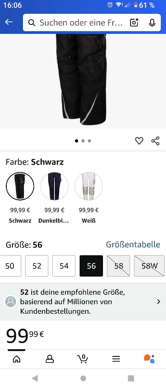 2 X Spodnie robocze Engelbert Strauss Innovation Roz. 56 nowe