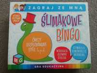 Gra edukacyjna Ślimakowe bingo 5+