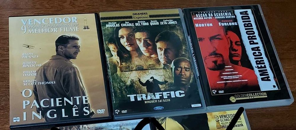 Lote #4 - 10 DVDs Fantasia, Ação e Romance