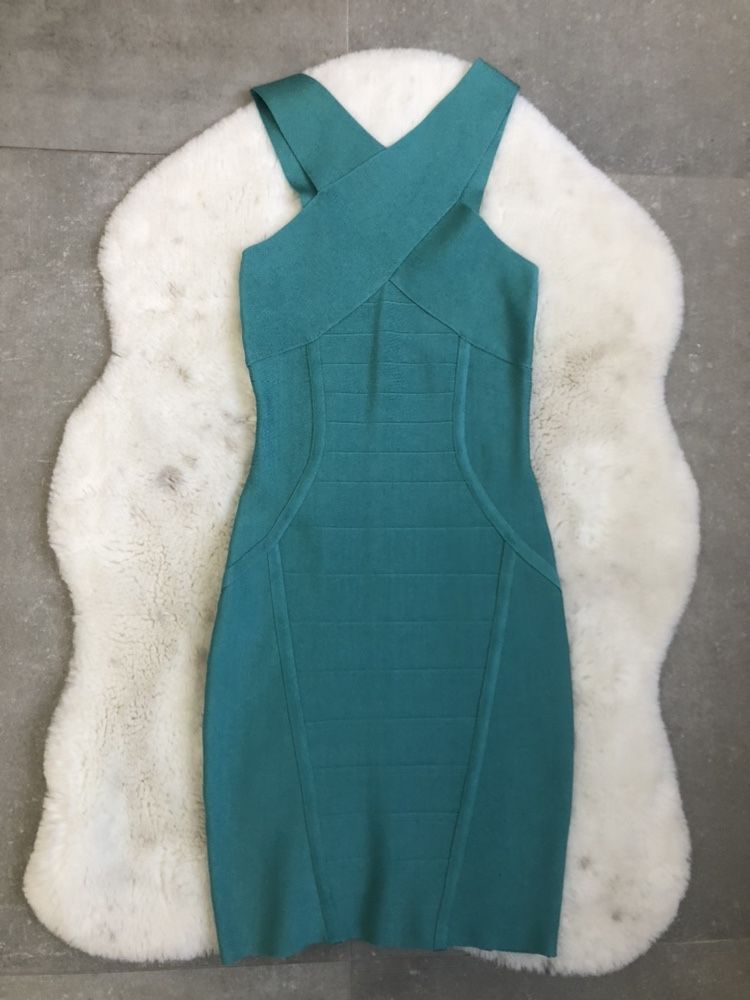 Marciano Guess sukienka bandażowa nowa xs 34 zielona mini