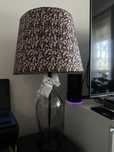 Lampa stołowa Home&You panterka szklana