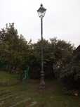 Lampa ogrodowa zeliwna 5 metrów wysoka .okazja .