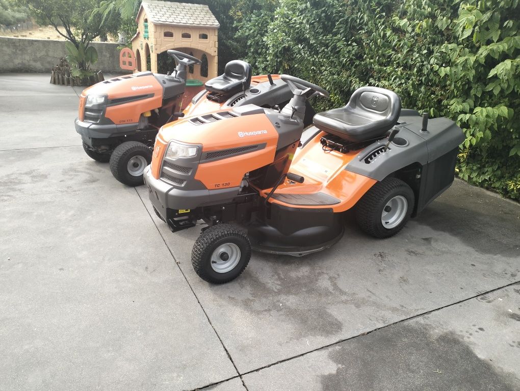 Trator corta relva Husqvarna 11.5cv semi novo