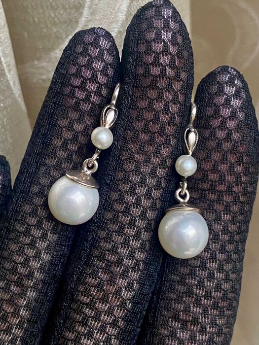 Елегантні сережки з натуральним камінням (колекція)