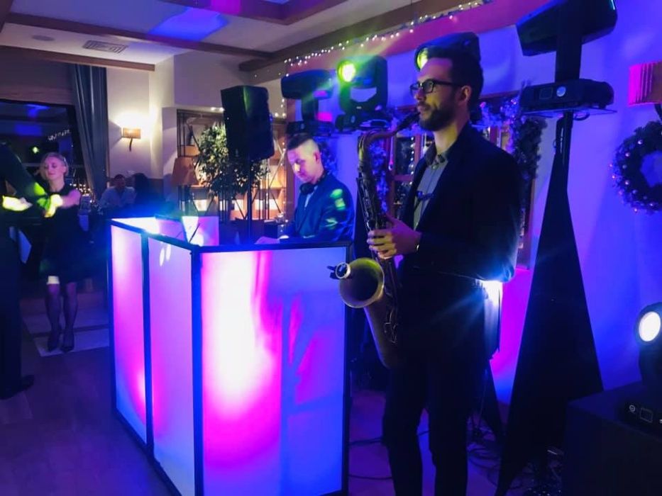 Saksofonista na bankiet imprezę firmową wesele ślub SAKSOFON LIVE + DJ